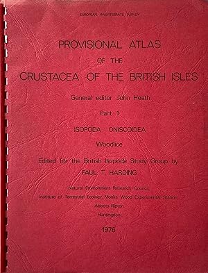 Seller image for Provisional atlas of the crustacea of the British Isles, part 1: woodlice for sale by Acanthophyllum Books