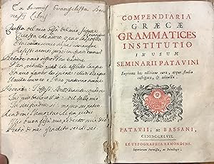 Compendiaria Graecae Grammatices Institutio.