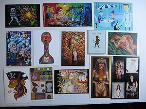 Immagine del venditore per La Luz de Jesus Gallery Exhibition Invite Collection of 95 postcards venduto da ANARTIST