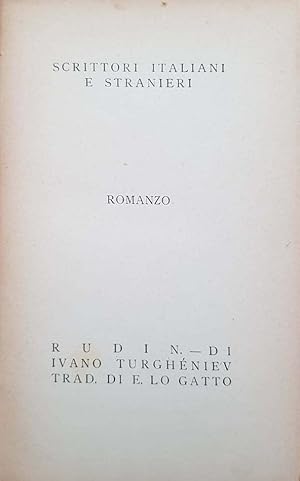 Imagen del vendedor de Romanzo a la venta por librisaggi