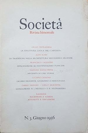 Società N.3,Giugno 1956