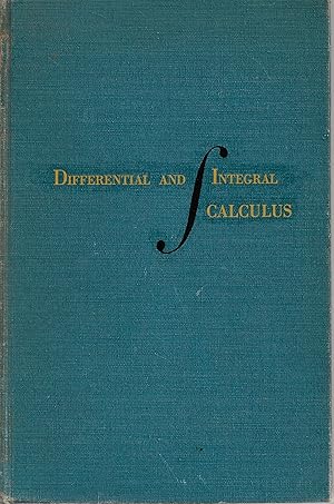 Image du vendeur pour Differential and Integral Calculus, Fifth Edition mis en vente par Cher Bibler