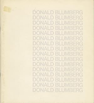 DONALD BLUMBERG Albright-Knox Art Gallery, Buffalo, New York, Cranbrook Academy of Art/ Museum, B...