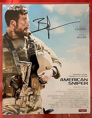 Bradley Cooper AUTOGRAPHED 8X10 Photograph of the American Sniper Movie Poster