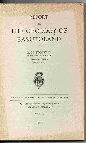 Imagen del vendedor de Report on Geology of Basutoland a la venta por Joy Norfolk, Deez Books