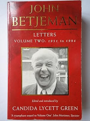 Seller image for JOHN BETJEMAN LETTER. Volume Two, 1951 to 1984 for sale by GfB, the Colchester Bookshop