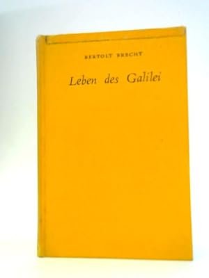 Seller image for Leben des Galilei (Heinemann German Texts.) for sale by World of Rare Books