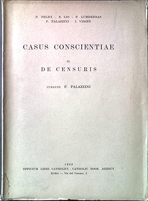 Seller image for Casus conscientiae: II. De Censuris for sale by books4less (Versandantiquariat Petra Gros GmbH & Co. KG)