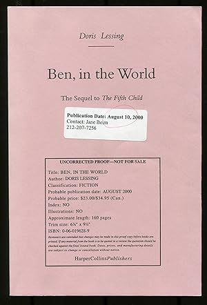 Seller image for Ben, in the World for sale by Between the Covers-Rare Books, Inc. ABAA