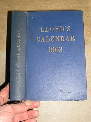 Seller image for Lloyd's Calendar 1963 for sale by Neo Books