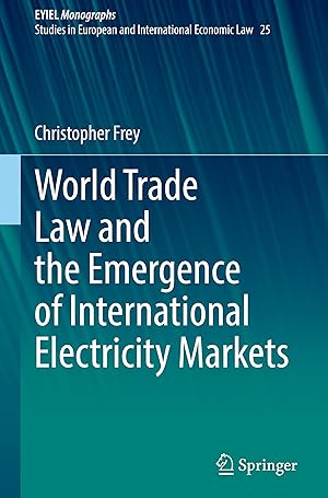 Bild des Verkufers fr World Trade Law and the Emergence of International Electricity Markets zum Verkauf von moluna