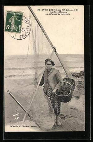 Ansichtskarte Saint-Brévin-les-Pins, La Mère Moreau la pêcheuse de boucauts