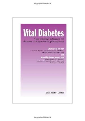 Image du vendeur pour Vital Diabetes (Class Health S.) mis en vente par WeBuyBooks