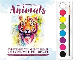 Bild des Verkufers fr Animals With Attitude : Watercolor Paint Set zum Verkauf von GreatBookPrices