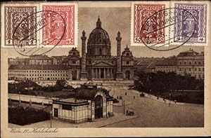 Ansichtskarte / Postkarte Wien 4 Wieden, Karlskirche