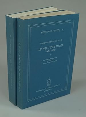 Bild des Verkufers fr Le Vite die Doci (1474-1494) 2 Vol. zum Verkauf von Antiquariat Dorner