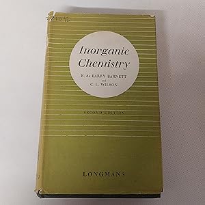 Image du vendeur pour Inorganic Chemistry mis en vente par Cambridge Rare Books