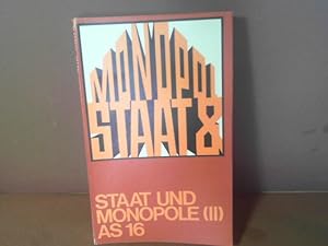 Staat und Monopole II: Probleme der materialistischen Staatstheorie. (= Argument Sonderband AS 16).