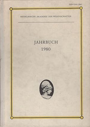 Bild des Verkufers fr Jahrbuch der Heidelberger Akademie der Wissenschaften fr das Jahr 1980. zum Verkauf von Schrmann und Kiewning GbR