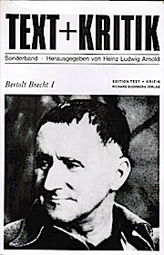 Seller image for Bertolt Brecht; Teil: 1. Sonderband. for sale by Schrmann und Kiewning GbR