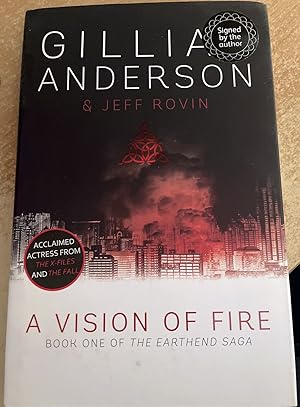 Seller image for A Vision of Fire - SIGNED (First UK Edition, First Print thus) for sale by First.Editions1st