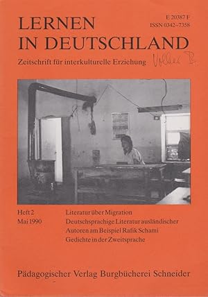 Seller image for Lernen in Deutschland. Zeitschrift fr interkulturelle Erziehung; Heft 2, Mai 1990. for sale by Schrmann und Kiewning GbR