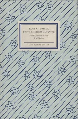 Bild des Verkufers fr Fritz Kochers Aufstze. Robert Walser. Mit Ill. von Karl Walser. [Mit einem Nachw. von Jochen Greven] / Insel-Bcherei ; Nr. 1118 zum Verkauf von Schrmann und Kiewning GbR