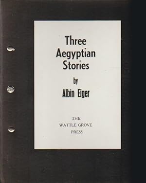 Three Aegyptian Stories.