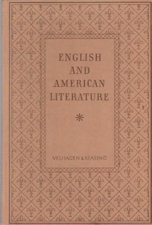 Bild des Verkufers fr A Short History Of English And American Literature. zum Verkauf von Schrmann und Kiewning GbR