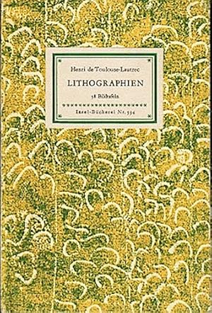 Bild des Verkufers fr Lithographien. Mit 38 Bildtafeln. Nachwort von Gotthard Jedlicka (= Insel-Bcherei, Nr. 594); zum Verkauf von Schrmann und Kiewning GbR