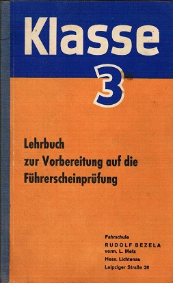 Bild des Verkufers fr Lehrbuch zur Vorbereitung auf die Fhrerscheinprfung. Klasse 3. (Einschl. Klassen 4 und 5, fr Klasse 2 ist das blaue Zusatzbuch erforderlich). zum Verkauf von Schrmann und Kiewning GbR