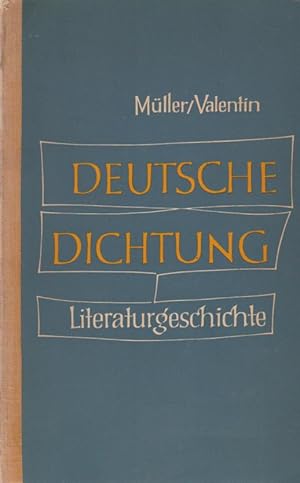 Immagine del venditore per Deutsche Dichtungen. Kleine Geschichte unserer Literatur. venduto da Schrmann und Kiewning GbR