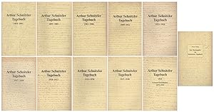 Tagebuch 1879-1931 (10 Bände) mit einer Einleitung "Zur Herausgabe von Schnitzlers Tagebuch" Unte...