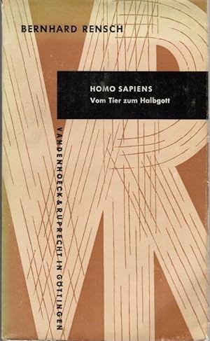 Imagen del vendedor de Homo sapiens : Vom Tier zum Halbgott. Bernhard Rensch / Kleine Vandenhoeck-Reihe ; 70/72 a la venta por Schrmann und Kiewning GbR