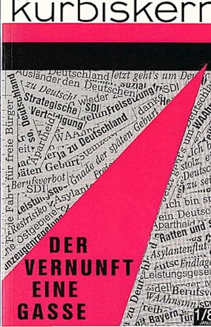 Seller image for Krbiskern. Literatur, Kritik, Klassenkampf / Januar 1987 / Heft 2 : Der Vernunft eine Gasse for sale by Schrmann und Kiewning GbR