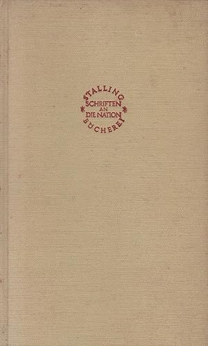 Imagen del vendedor de Hlderlin : Ein Schicksal in Deutschland. Willi F. Knitzer / Stalling-Bcherei "Schriften an die Nation" ; Nr. 63 a la venta por Schrmann und Kiewning GbR