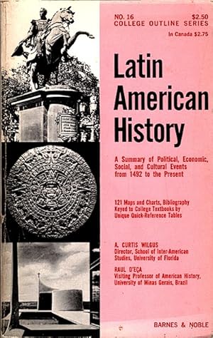 Bild des Verkufers fr Latin American History ; 1963 Edition / A. Vurtis Wilgus ; Raul d'Eca zum Verkauf von Schrmann und Kiewning GbR
