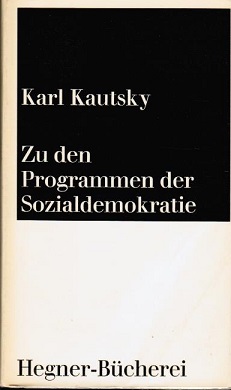 Seller image for Texte zu den Programmen der deutschen Sozialdemokratie 1891 bis 1925. Eingel. u. hrsg. von Albrecht Langner / Hegner-Bcherei for sale by Schrmann und Kiewning GbR