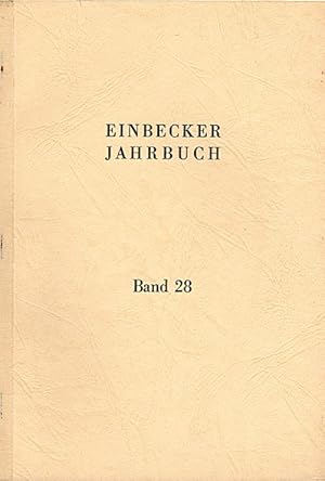 Bild des Verkufers fr Einbecker Jahrbuch. Band 28. Fr den Einbecker Geschichtsverein herausgegeben von Dr. Erich Plmer zum Verkauf von Schrmann und Kiewning GbR