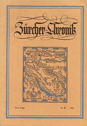 Bild des Verkufers fr Zrcher Chronik. Zeitschrift fr zrcherische Geschichte, Heimatkunde und Bildende Kunst. Nr.2/ 1954. zum Verkauf von Schrmann und Kiewning GbR