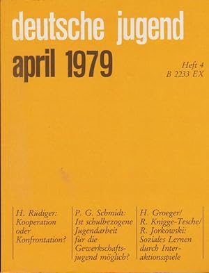 Immagine del venditore per Deutsche Jugend. Zeitschrift fr Jugendfragen und Jugendarbeit; 27 Jg., Heft 4, April 1979. venduto da Schrmann und Kiewning GbR