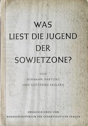 Imagen del vendedor de Was liest die Jugend der Sowjetzone?. ; Gottfried Paulsen a la venta por Schrmann und Kiewning GbR