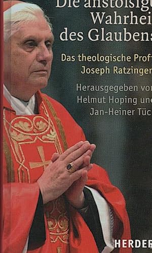 Bild des Verkufers fr Die anstige Wahrheit des Glaubens : das theologische Profil Joseph Ratzingers / [Joseph Ratzinger]. Hrsg., eingeleitet und kommentiert von Helmut Hoping und Jan-Heiner Tck zum Verkauf von Schrmann und Kiewning GbR