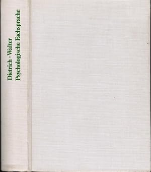 Bild des Verkufers fr Grundbegriffe der psychologischen Fachsprache : Begriffe zweisprachig dt.-engl. ; Hellmuth Walter / Grundbegriffe der Fachsprachen zum Verkauf von Schrmann und Kiewning GbR