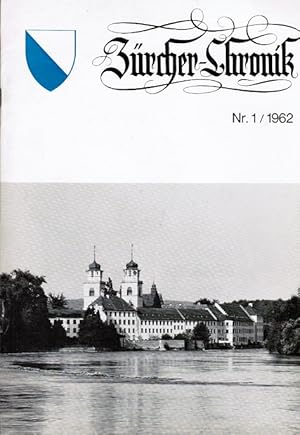 Bild des Verkufers fr Zrcher Chronik. Zeitschrift fr zrcherische Geschichte, Heimatkunde und Bildende Kunst. Nr.1/ 1962. zum Verkauf von Schrmann und Kiewning GbR