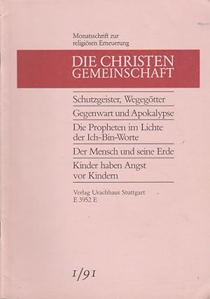 Seller image for Die Christengemeinschaft. Monatsschrift zur religisen Erneuerung, 63 Jg., Heft 1/1991. E 3952 E for sale by Schrmann und Kiewning GbR
