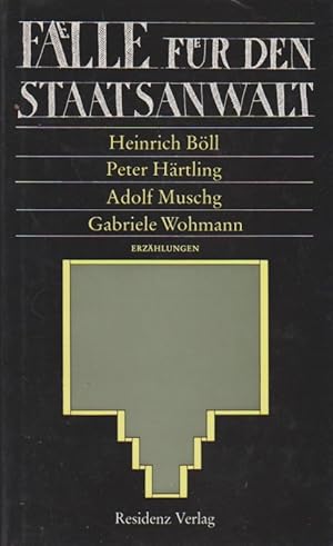 Bild des Verkufers fr Flle fr den Staatsanwalt : 4 Erzhlungen. von Heinrich Bll . zum Verkauf von Schrmann und Kiewning GbR