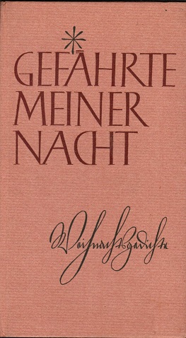 Imagen del vendedor de Gefhrte meiner Nacht : Weihnachtsgedichte. Ausgew. Eberhard Witte. Geschr. v. Kurt Wolff a la venta por Schrmann und Kiewning GbR