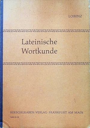 Seller image for Lateinische Wortkunde. for sale by Schrmann und Kiewning GbR