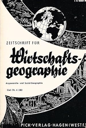 Seller image for Zeitschrift fr Wirtschaftsgeographie. Heft 4, 13. Jahrgang. / Herausgeber: Irmfried Siedentop for sale by Schrmann und Kiewning GbR